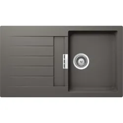 Schock Einbauspüle Signus D-100 U Silverstone Unterbau