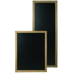 Contacto Schreibtafel, 60x80cm, teak