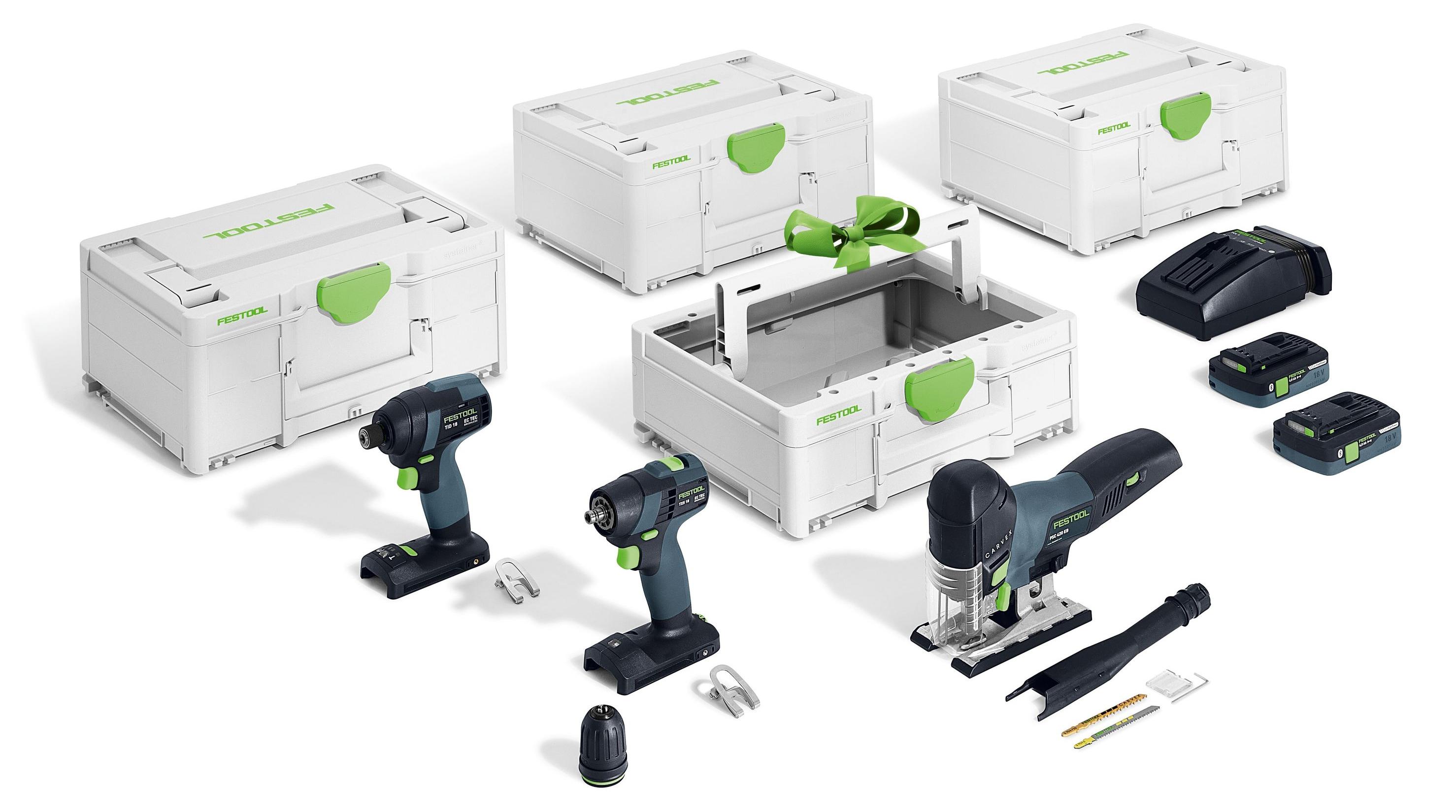 Festool Akku-Combo-Set Montage TID 18/TXS 18/PSC 420/TB M 137 | 578026