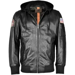 Top Gun TG20212111, Lederjacke - Schwarz - L
