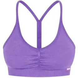SMILODOX Sport BH Batik Scrunch, Größe XS in Lila Lila