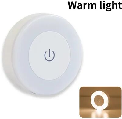 Daily Discovery Rechargeable LED Wall Lamp Touch Sensor Night Light For Bedroom Reading only Warm White