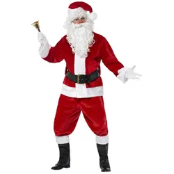 Smiffys Weihnachtsmann - Deluxe Nikolaus (One Size)