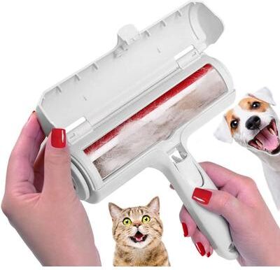 Perfect Picks Market Pet Hair Remover Roller Self Cleaning Base Fur Remover For Dog & Cat Hair, Perfect For Furniture And Clothing Pet Hair Remover Roller Self Cleaning Base Fur Remover For Dog & Cat Hair, Perfect For Furniture And Clothing