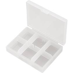 TRU COMPONENTS PP06-01 Sortimentskasten (L x B x H) 84 x 63 x 20 mm Anzahl Fächer: 6 variable Unterteilung Inhalt 1 St. 1572147