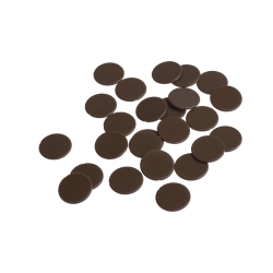 Spielsteine Spielchips - 22 mm - braun - matt 251735