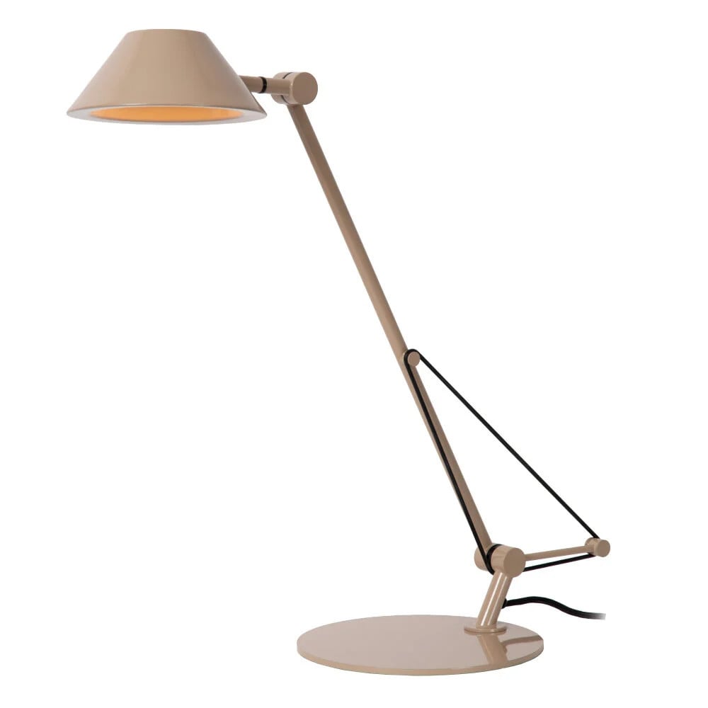 Lucide TERRY Bureaulamp LED 1x8W 3000K - Taupe