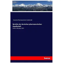 Berichte der deutschen pharmazeutischen Gesellschaft, Fachbücher von Deutsche Pharmazeutische Gesellschaft