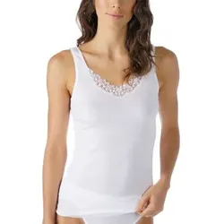 Mey Noblesse Cami-Top Weiß Baumwolle 48 Damen