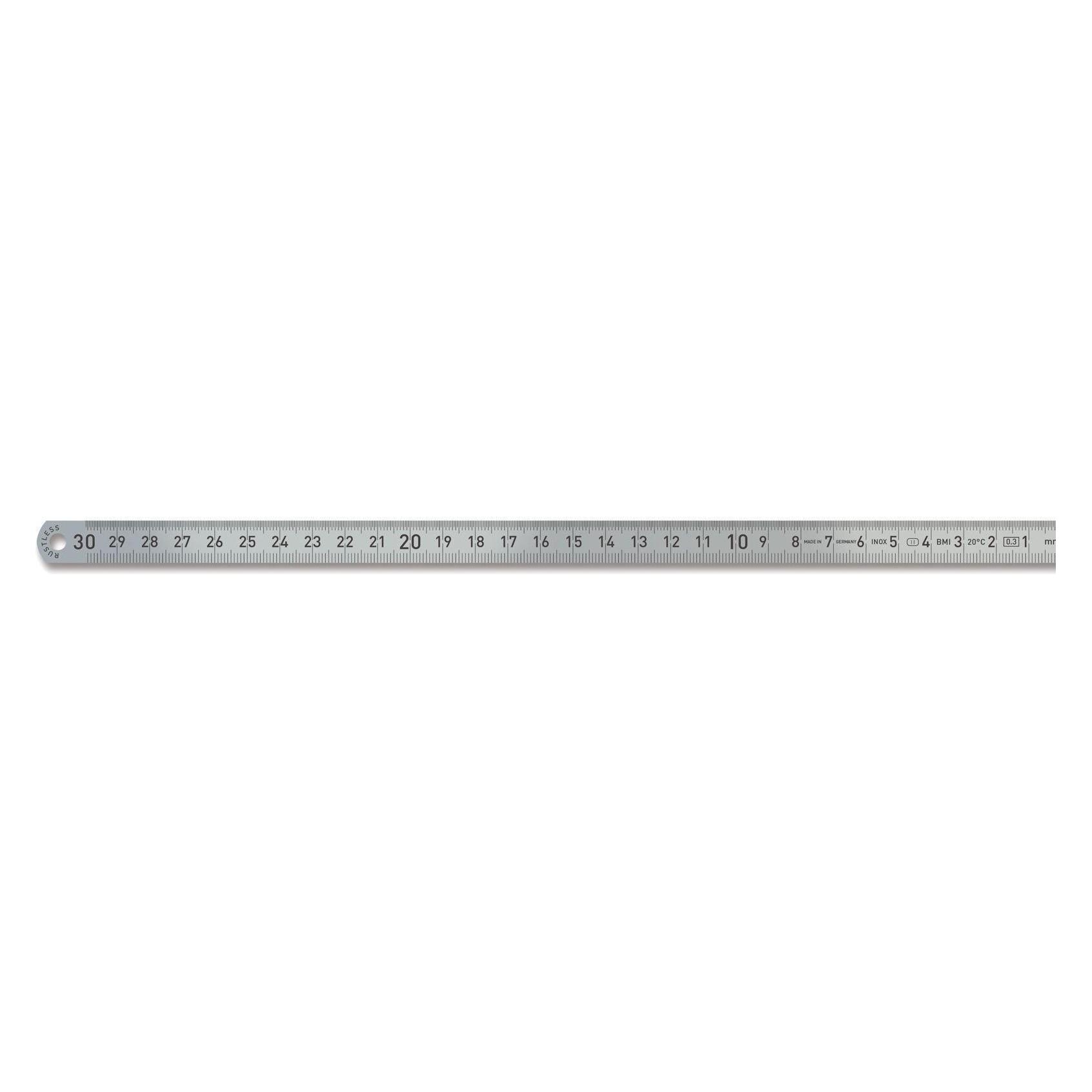 BMI Massstab 0.3 m Edelstahl 96203 (0.30 m) (962030030)