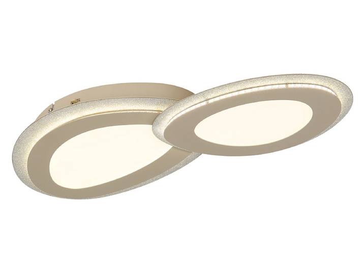 Deckenlampe NIVORA 30cm 30W sandfarben
