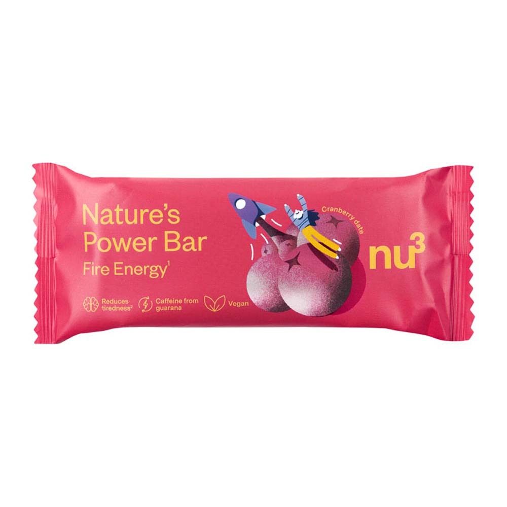 nu3 Nature's Power Bar - Fire Energy 38 g Riegel