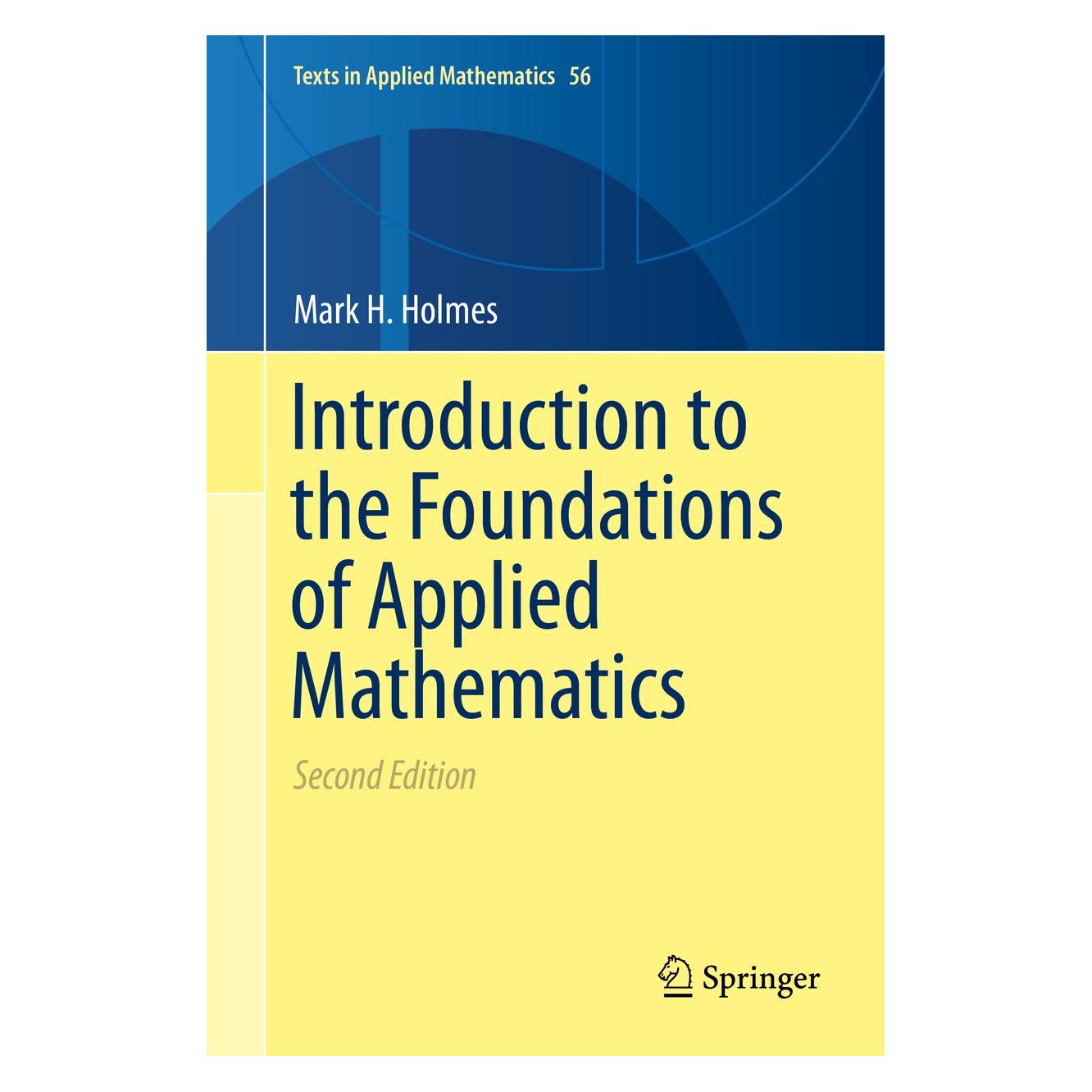 Springer Introduction to the Foundations of Applied Mathematics (Englisch, Hardcover, Mark H Holmes, Mark H. Holmes) (9783030242602)