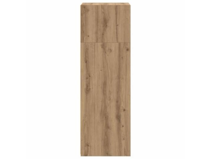 KTHLBRH Sideboard Eiche Handwerk 30 x 41 x 124 cm Technisches Holz, 3 Etagen, modern, für Wohnzimmer, Flur, Schlafzimmer