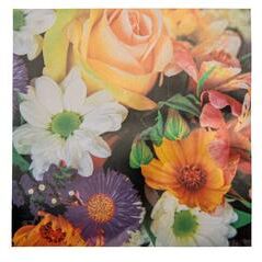IH Casa Decor 20 Pack Luncheon 3 Ply Napkin Floral Bouquet - Set of 6