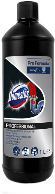 Domestos Professional Gel Puissant Déboucheur 6x1L ; Diversey (101107969)