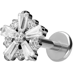 Titan Labret mit Push Fit SCHNEEFLOCKE