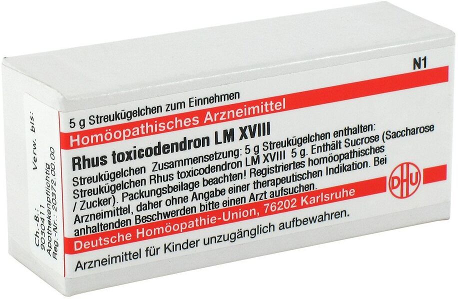 DHU Lm Rhus Tox. Xviii Globuli