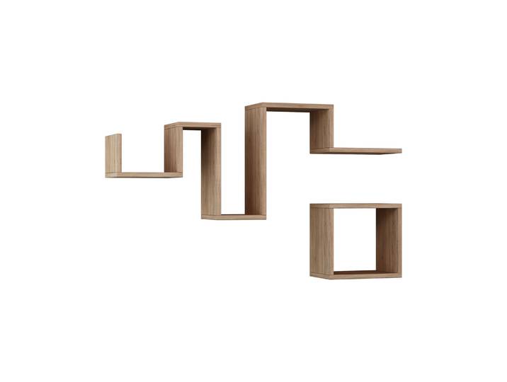 Étagère murale en bois Follow - 116 x 20 x 45 cm - Marron