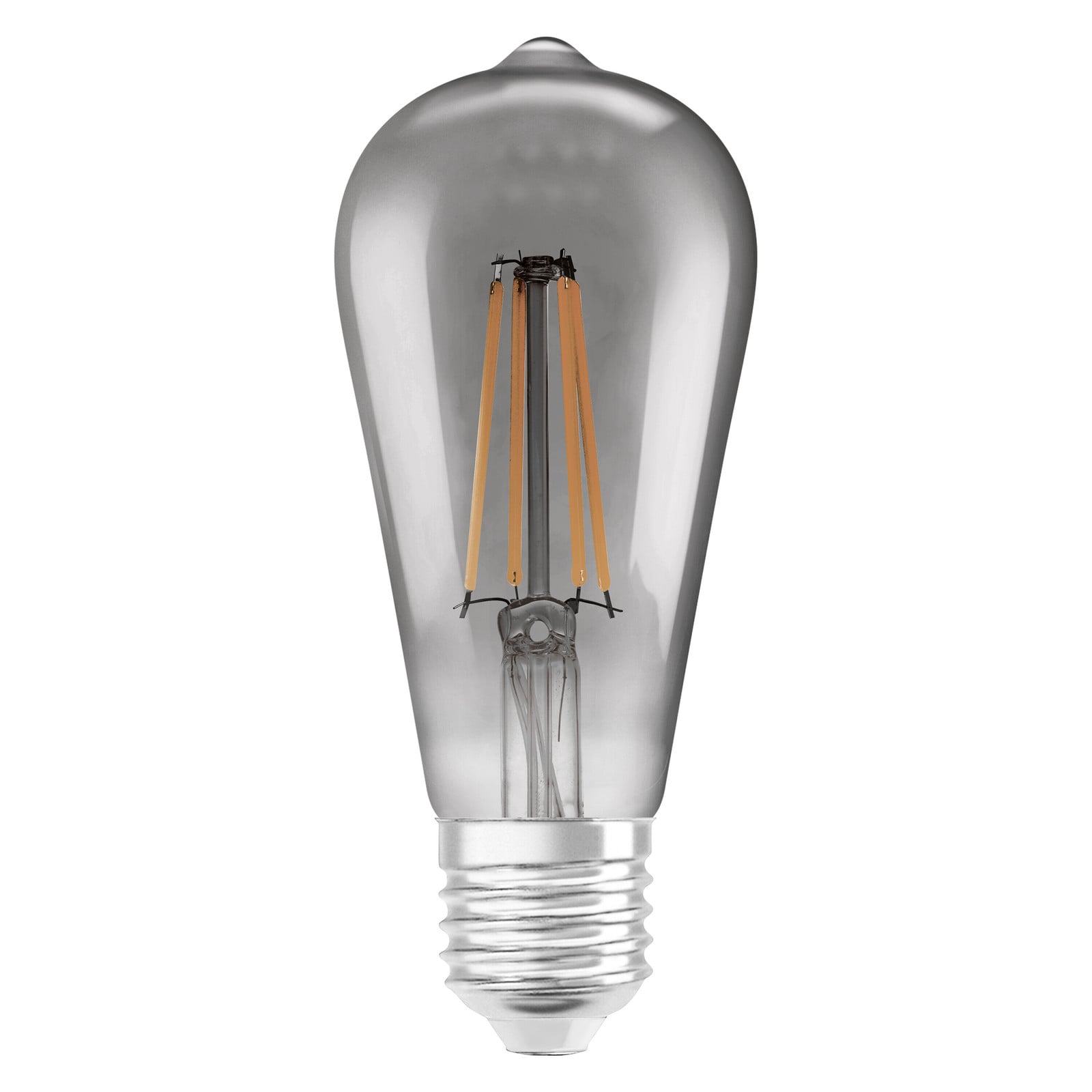 LEDVANCE SMART+ WiFi Filament Edison slimme lamp, E27, grijs, warm wit, 2500 K