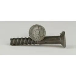DIN 604 - Stahl 4.6 blank - M 8x60 - Senkschrauben mit Nase mit Mutter