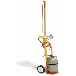 Gasflaschenwagen m.drehbarer Halterung f.Schrumpfpistolen Gewicht 13kg TRANSPAK