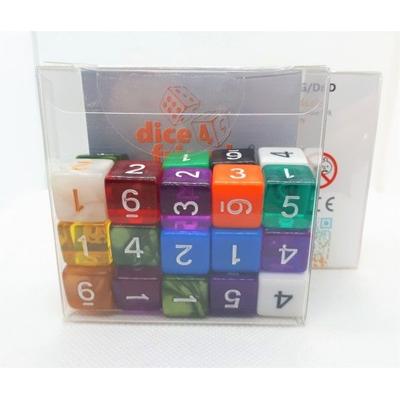 Pegasus DIC70801 - Würfelset D6 Mix-Set (30)
