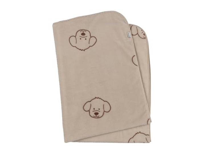 Sterntaler Babydecke Bauernhof - Schmusedecke mit Allover Motiv - weiche Kuscheldecke Baby aus Plüsch - Kinder Decke, beige