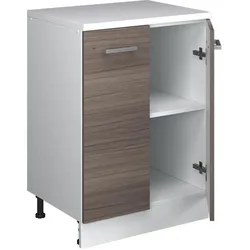 Vicco, Kommode + Sideboard, Kommode unter Schräge Rion, Edelgrau, 60 x 81.6 cm ohne Schräge mit 2 Türen (60 x 46 x 81.60 cm)