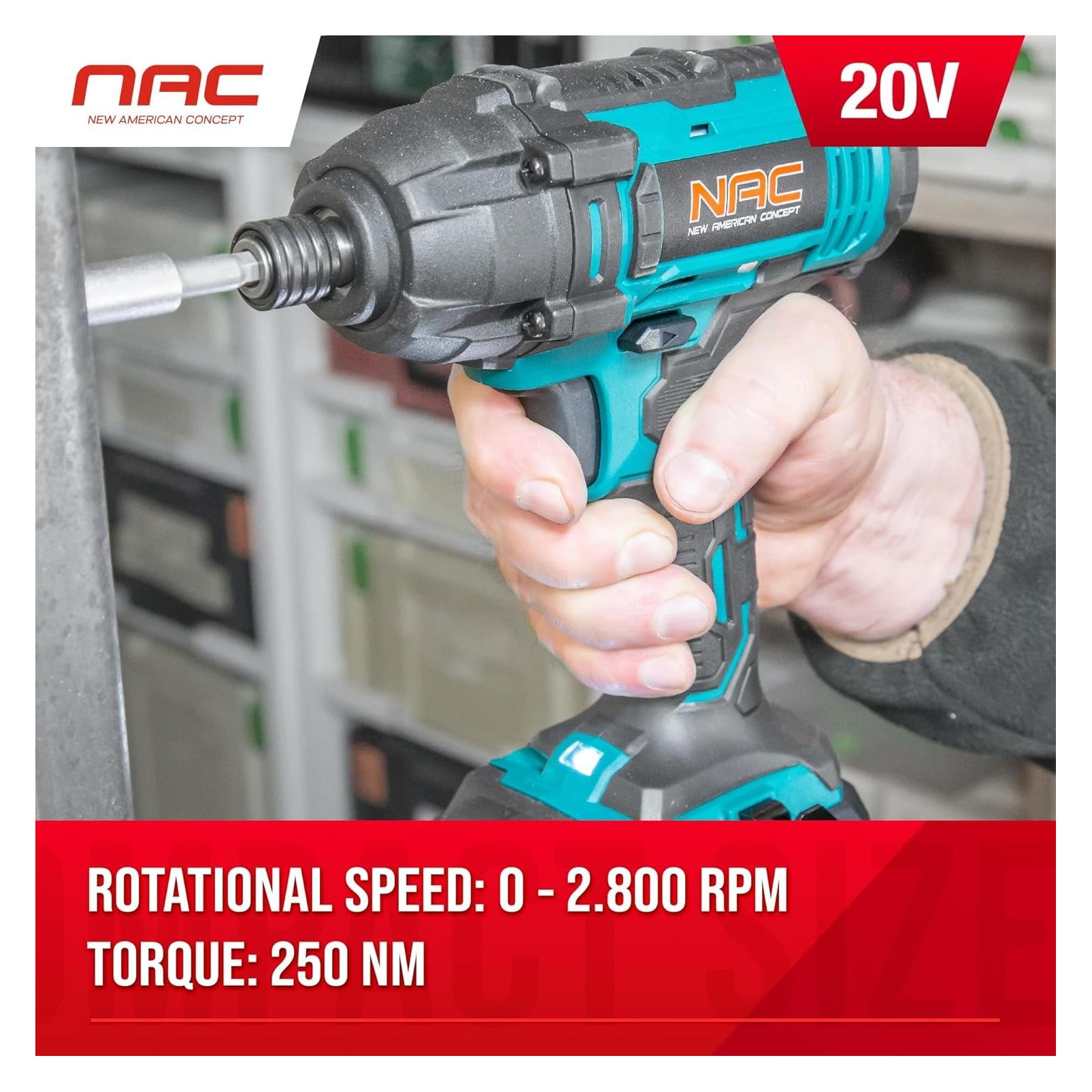 NAC Avvitatore a Impatto (Schlagschrauber) (ID-LI-ST-20V)