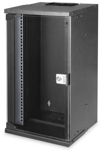 Digitus DN-49105 10 Zoll Wandgehäuse (B x H x T) 315 x 595 x 300mm 12 HE Schwarz, Schwarz (RAL 9005)