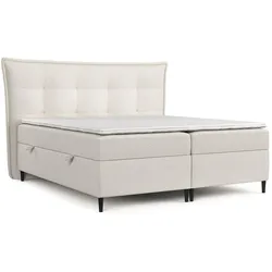 BOXBETT Las Palmas 160/200 cm Hellbeige im Alta Stoff