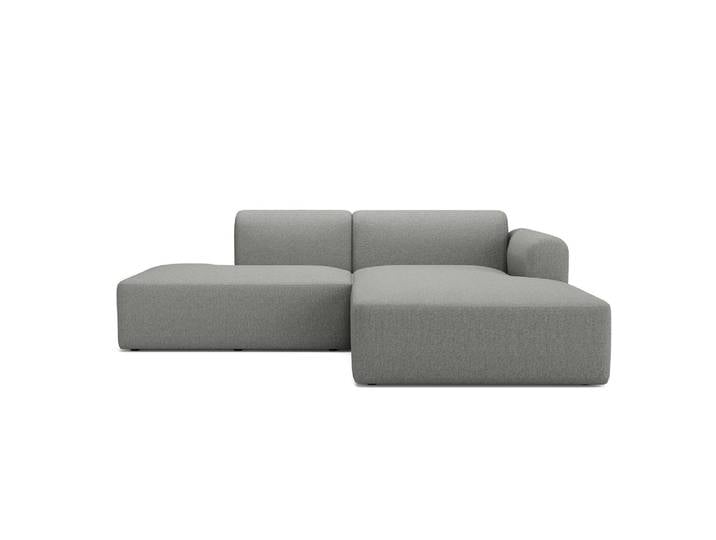 Ecksofa TENKSOM Rund, Relax-Ecke, Big-Sofa, Endless Seating , grau (mitelgrau), B:247cm H:71cm T:188cm, Sofas, Ecksofa, Bezüge wechselbar, Kaltschaum im Sitz, Nordic Swan Ecolabel