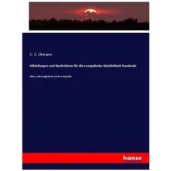 Mitteilungen und Nachrichten für die evangelische Geistlichkeit Russlands, Fachbücher von C. C. Ulmann