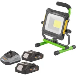 Procraft, Arbeitsleuchte, LP20 Akku LED Strahler 20 V IP 20 + 2x Akku 2,0 Ah + Ladegerät