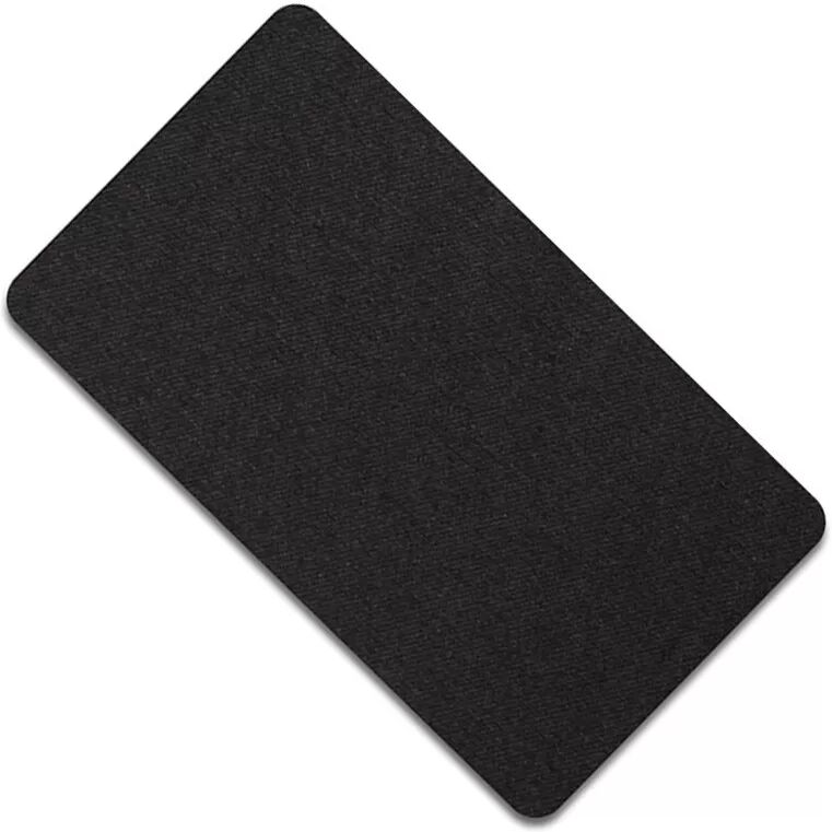 INF Köperstoff-Reparaturflicken – 10er-Pack selbstklebendes Kleiderreparaturset Schwarz