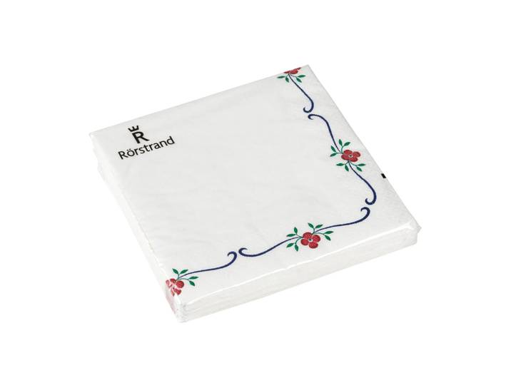 Rörstrand Serviettes en papier Sundborn Lot de 20 Blanc
