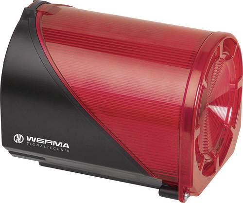 Werma Signaltechnik Kombi-Signalgeber 444.110.75 Rot 24 V/DC 114 dB