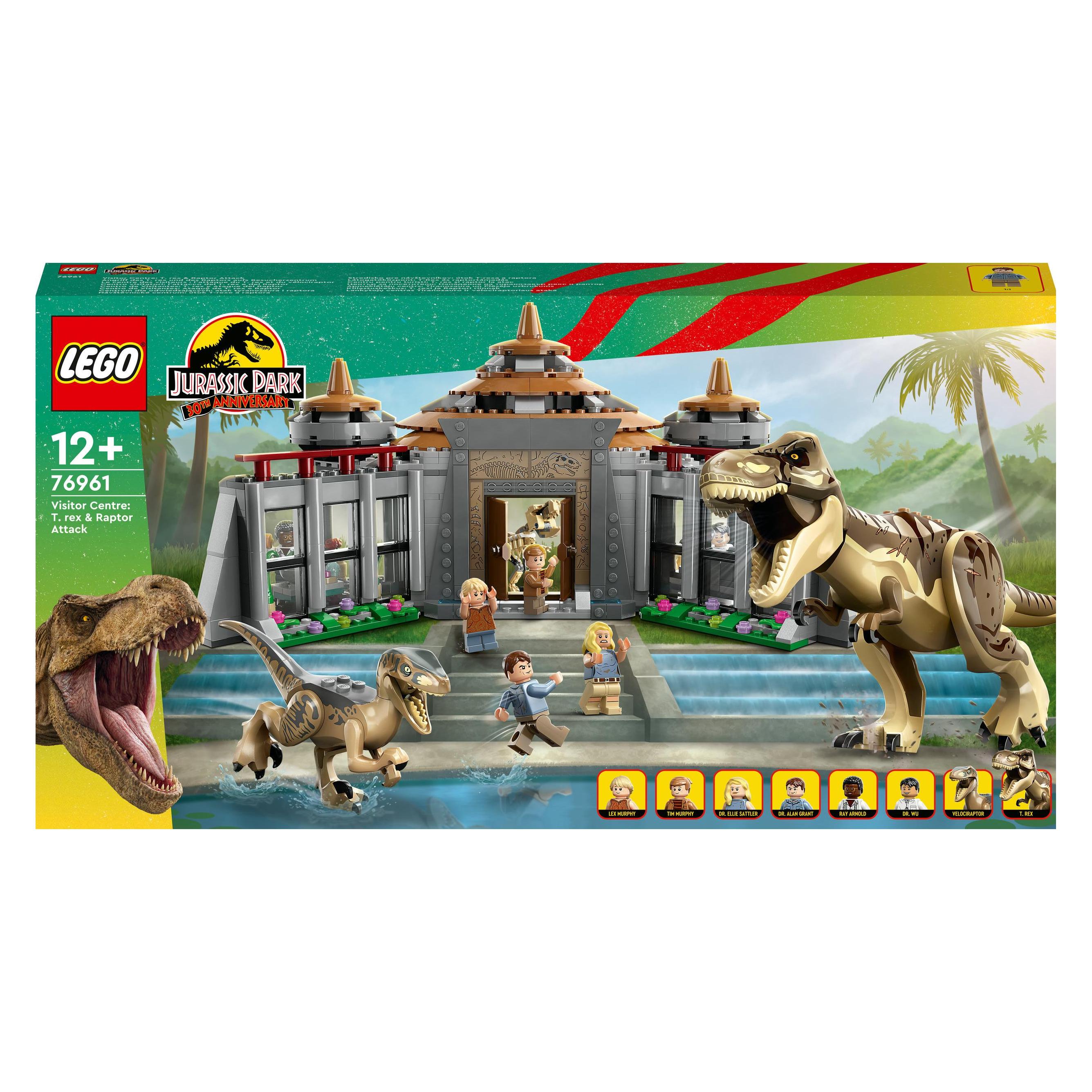 LEGO Angriff des T. rex und des Raptors aufs Besucherzentrum (76961, LEGO Jurassic World) (76961)