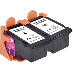 Renkforce, Druckerpatrone, Tintenpatrone ersetzt Canon PG-545XL, CL-546XL Kompatibel Kombi-Pack Schwarz, Cyan, Magen (CMYK)
