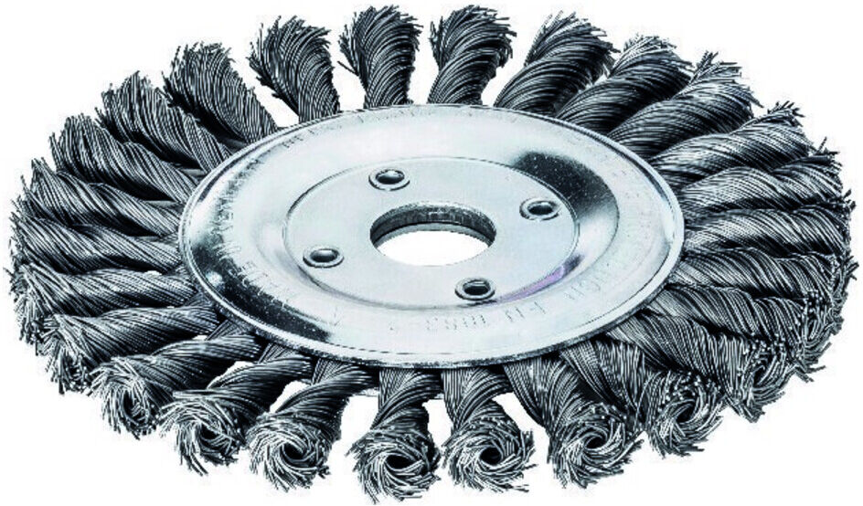 Lessmann Rundbürste Stahldraht 0,50 mm, Bürsten-⌀xBohrungs-⌀ / Gewinde: 178X22 mm (475211)