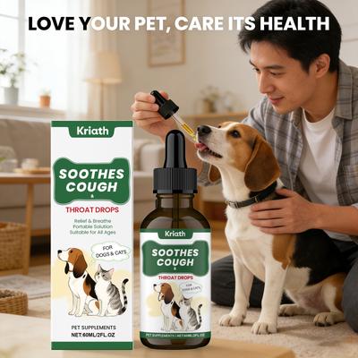 Herbal Dog Throat & Respiratory Support Liquid For Cough Relief & Digestive Wellness Herbal Dog Throat & Respiratory Support Liquid For Cough Relief & Digestive Wellness