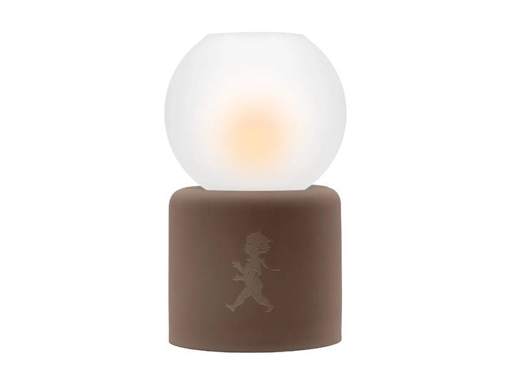 Solstickan Design Photophore Globe Ø9,5x17 cm Marron
