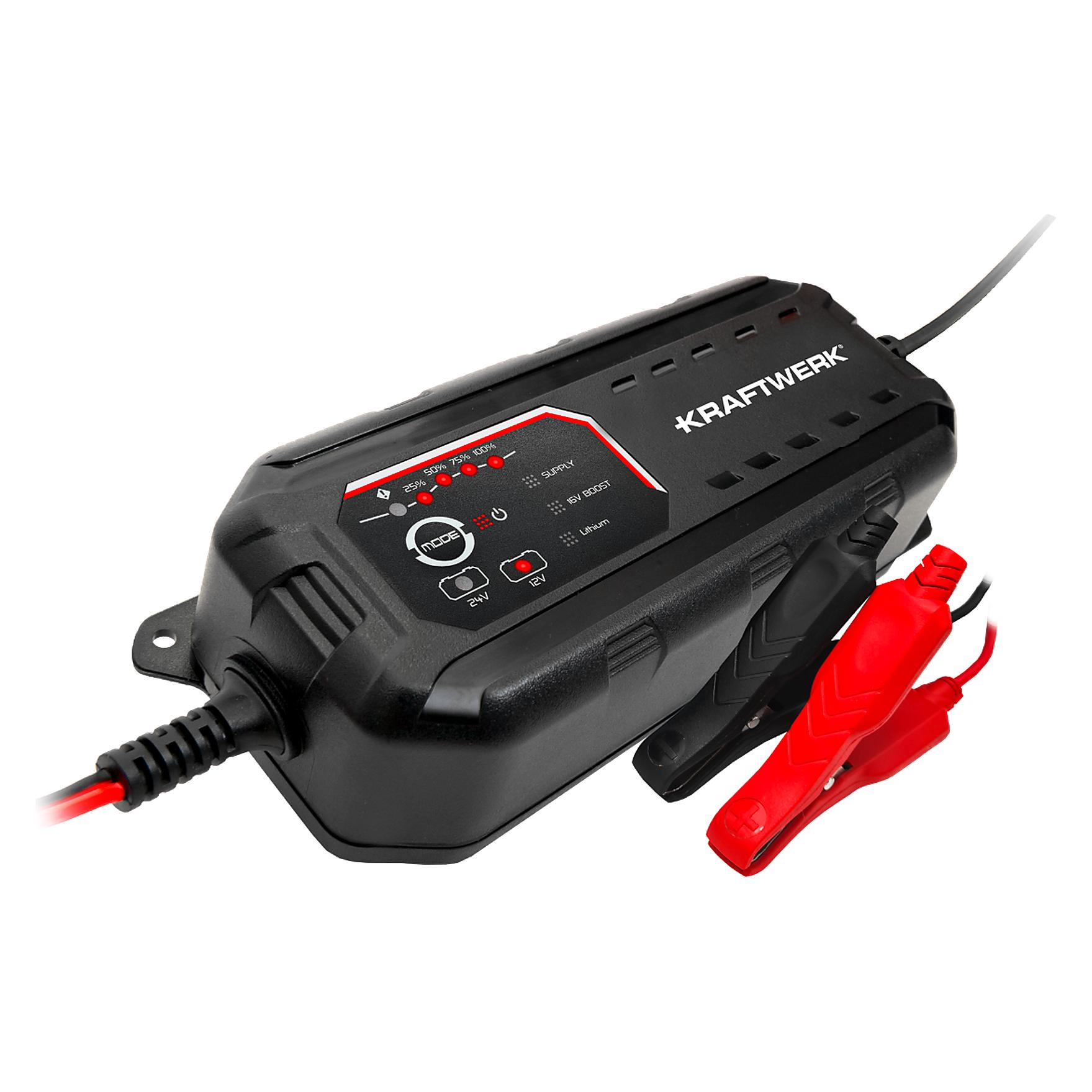 Kraftwerk Professionelles Smart Batterie Ladegerät (7 A, 12V, 24V) (506.200.007)