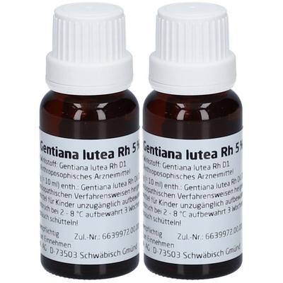 Gentiana Lutea RH Presssaft 5% Mischung 2x 2x20 ml