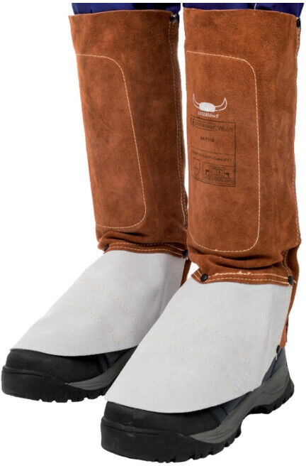 Guêtres Lava Brown L. env. 36 cm marron croûte de cuir WELDAS (44-7114)