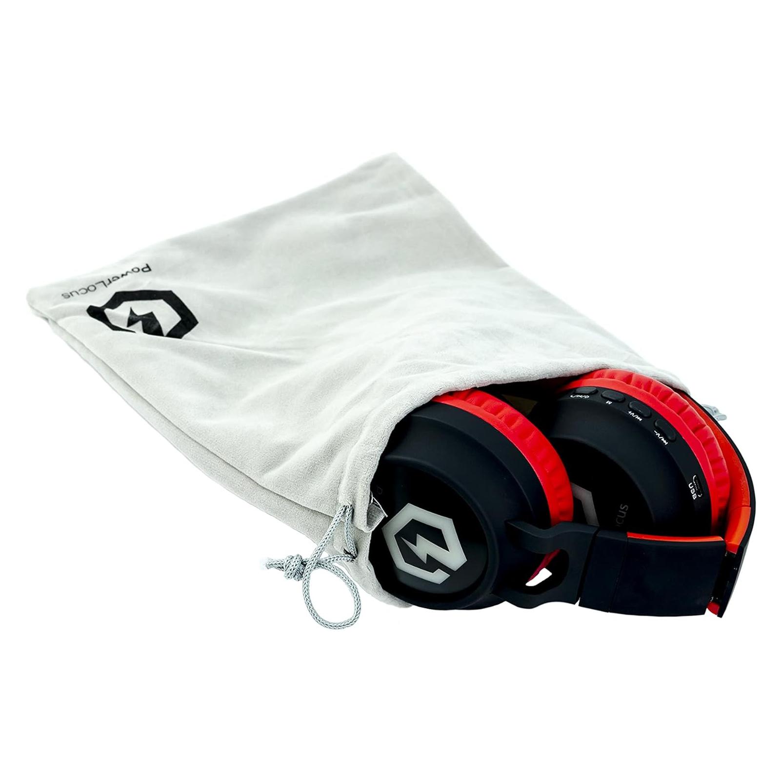 PowerLocus Buddy Bluetooth-Kinderkopfhörer black/red (PWL-BUDDY-NONEARSBLRED)