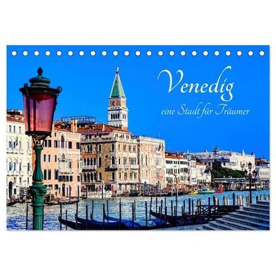 Venedig - eine Stadt für Träumer (Tischkalender 2027 DIN A5 quer), CALVENDO Monatskalender