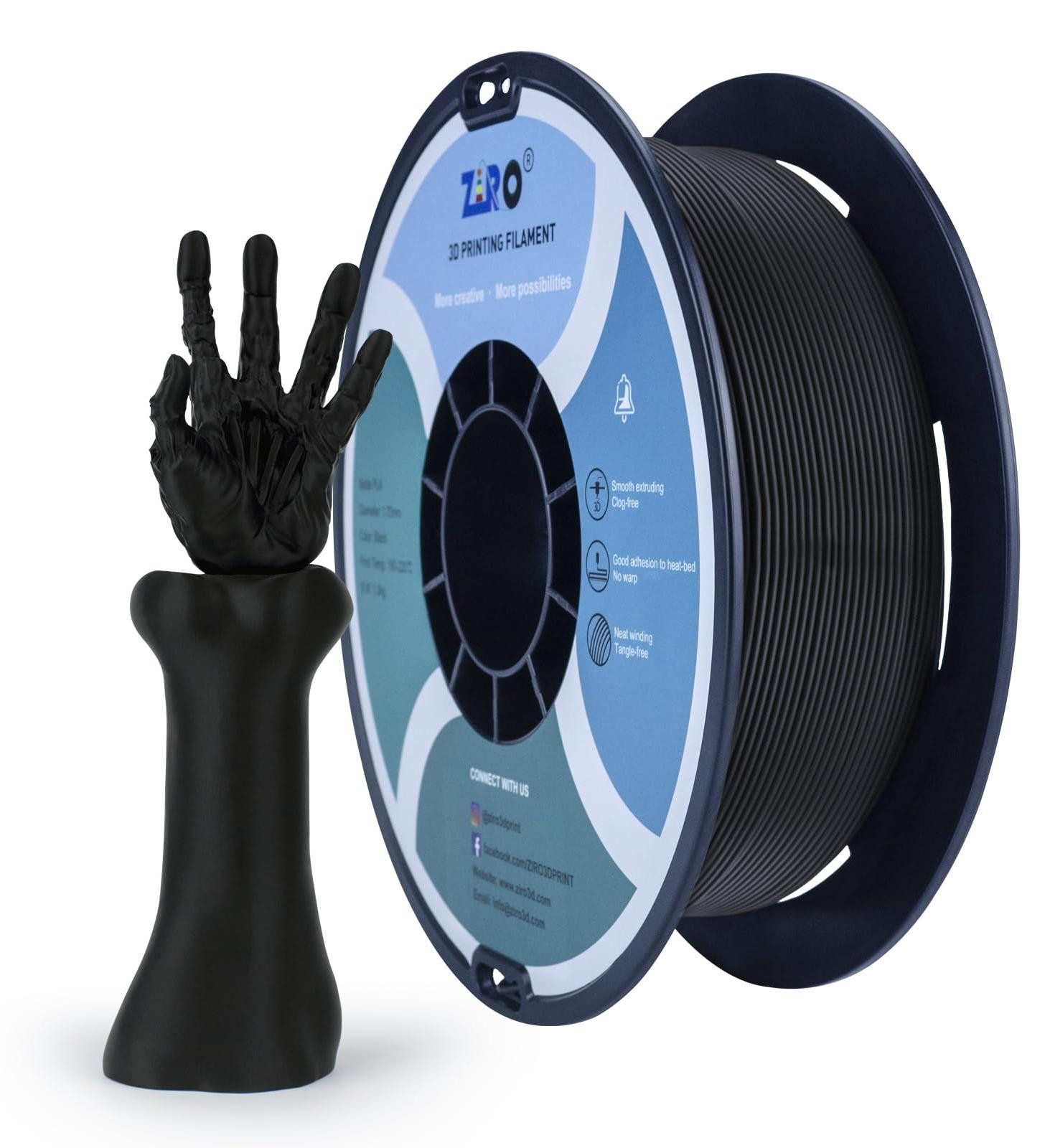 Selius Matte PLA Filament 1.75mm, 1kg Spool