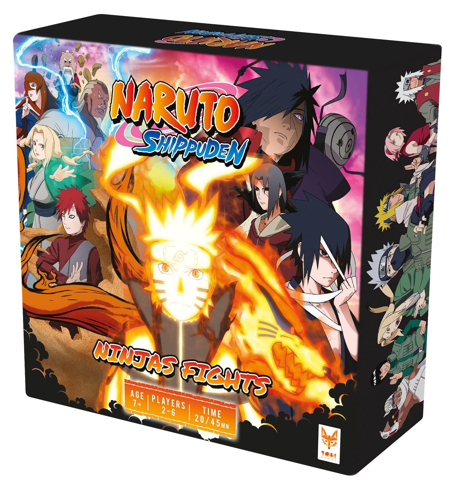 Naruto Kaartspel Ninja Gevechten Engelse versie door TOPI GAMES